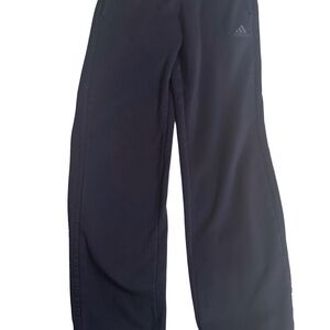 Adidas Kids navy fleece lined Joggers with 3 stripe side sz14/16